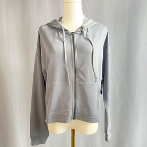 90 Degree Buttery Soft Gray Zip-Up Hoodie